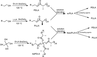 Graphical abstract: Influence of poly(lactide) stereocomplexes as nucleating agents on the crystallization behavior of poly(lactide)s