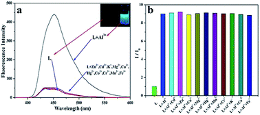 Graphical abstract: A novel nitrogen heterocycle platform-based highly selective and sensitive fluorescence chemosensor for the detection of Al3+ and its application in cell imaging