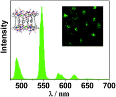 Graphical abstract: A self-assembling luminescent lanthanide molecular nanoparticle with potential for live cell imaging