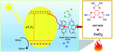 Graphical abstract: Achieving an exceptionally high loading of isolated cobalt single atoms on a porous carbon matrix for efficient visible-light-driven photocatalytic hydrogen production