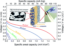 Graphical abstract: A garnet structure-based all-solid-state Li battery without interface modification: resolving incompatibility issues on positive electrodes
