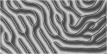 Graphical abstract: Linear defects forming the ground state of polar free standing smectic-C* films