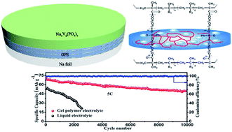 Graphical abstract: Novel safer phosphonate-based gel polymer electrolytes for sodium-ion batteries with excellent cycling performance