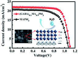 Graphical abstract: Improved performance and stability of perovskite solar cells by incorporating gamma-aminobutyric acid in CH3NH3PbI3