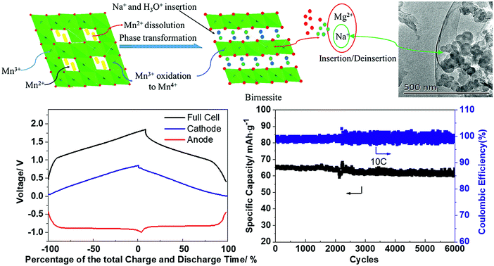 Graphical abstract: A low-cost Mg2+/Na+ hybrid aqueous battery