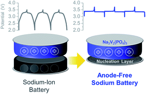 Graphical abstract: Rethinking sodium-ion anodes as nucleation layers for anode-free batteries