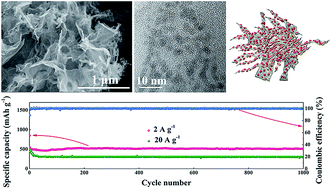 Graphical abstract: Design and preparation of three-dimensional MnO/N-doped carbon nanocomposites based on waste biomass for high storage and ultra-fast transfer of lithium ions