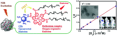 Graphical abstract: Construction of a hypoxia responsive upconversion nanosensor for tumor imaging by fluorescence resonance energy transfer from carbon dots to ruthenium complex