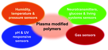 Graphical abstract: Plasma surface modification of polymers for sensor applications