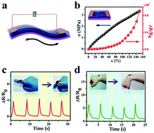 Graphical abstract: Aligned flexible conductive fibrous networks for highly sensitive, ultrastretchable and wearable strain sensors