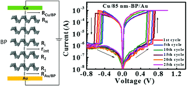 Graphical abstract: Thickness-dependent resistive switching in black phosphorus CBRAM