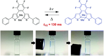 Graphical abstract: 1,2-Diarylbenzene as fast T-type photochromic switch