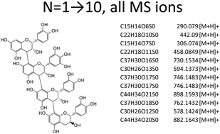 Graphical abstract: Combinatorics of proanthocyanidins in wine