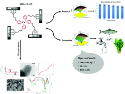 Graphical abstract: Synthesis of ion-imprinted polymer-decorated SBA-15 as a selective and efficient system for the removal and extraction of Cu(ii) with focus on optimization by response surface methodology