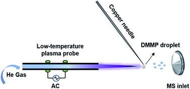 Graphical abstract: Rapid analysis of chemical warfare agents by metal needle-enhanced low-temperature plasma mass spectrometry