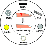 Graphical abstract: Recent advances in inorganic nanomaterials for wound-healing applications