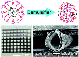 Graphical abstract: Demulsification-induced fast solidification: a novel strategy for the preparation of polymer films