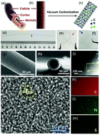 Graphical abstract: Flexible heteroatom-doped graphitic hollow carbon fibers for ultrasensitive and reusable electric current sensing