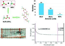 Graphical abstract: Ba(B2OF3(OH)2)2 with well-ordered OH/F anions and a unique B2OF3(OH)2 dimer