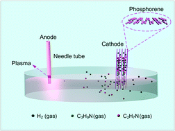 Graphical abstract: Rapid and scalable production of high-quality phosphorene by plasma–liquid technology