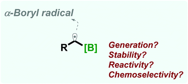 Graphical abstract: α-Borylalkyl radicals: their distinctive reactivity in modern organic synthesis