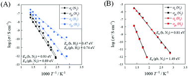 Graphical abstract: First observation of surface protonics on SrZrO3 perovskite under a H2 atmosphere