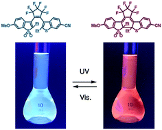 Graphical abstract: Multicolour fluorescent “sulfide–sulfone” diarylethenes with high photo-fatigue resistance