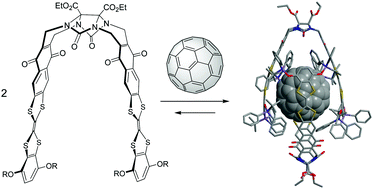 Graphical abstract: An original self-assembly using a tetrathiafulvalene-based molecular clip for the recognition of fullerene C60