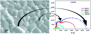 Graphical abstract: Investigation on temperature-dependent electrical properties of La1−xAxCoO3 (A – La, Li, Mg, Ca, Sr, Ba)