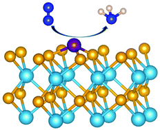Graphical abstract: Theoretical study of single transition metal atom modified MoP as a nitrogen reduction electrocatalyst