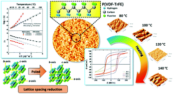 Graphical abstract: Structural control of the dielectric, pyroelectric and ferroelectric properties of poly(vinylidene fluoride-co-trifluoroethylene) thin films