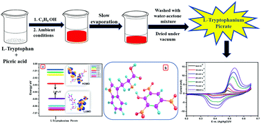 Graphical abstract: Electrochemical performance of l-tryptophanium picrate as an efficient electrode material for supercapacitor application