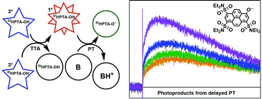 Graphical abstract: Delayed photoacidity produced through the triplet–triplet annihilation of a neutral pyranine derivative