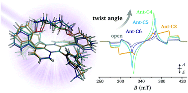 Graphical abstract: Photoexcited triplet states of twisted acenes investigated by Electron Paramagnetic Resonance