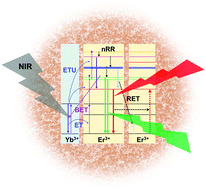 Graphical abstract: Origin of strong red emission in Er3+-based upconversion materials: role of intermediate states and cross relaxation