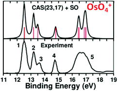 Graphical abstract: Correlation effects in the photoelectron spectrum and photoionization dynamics of OsO4