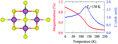 Graphical abstract: Intrinsic ferromagnetic semiconductivity realized in a new MoS2 monolayer
