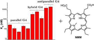 Graphical abstract: Surface plasmon resonance study of the interaction of N-methyl mesoporphyrin IX with G-quadruplex DNA