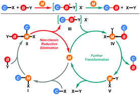 Graphical abstract: Transition-metal-catalyzed reactions involving reductive elimination between dative ligands and covalent ligands