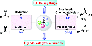 Graphical abstract: Direct catalytic asymmetric synthesis of α-chiral primary amines