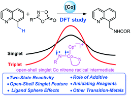 Graphical abstract: Cobalt-catalysed unactivated C(sp3)–H amination: two-state reactivity and multi-reference electronic character