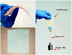 Graphical abstract: Highly flexible and active potassium-supported sepiolite paper catalysts for soot oxidation