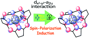 Graphical abstract: Assessment of the intramolecular magnetic interactions in the highly saddled iron(iii) porphyrin π-radical cations: the change from planar to saddle conformations