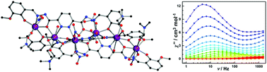 Graphical abstract: Linear hexanuclear helical dysprosium single-molecule magnets: the effect of axial substitution on magnetic interactions and relaxation dynamics