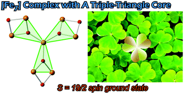 Graphical abstract: A triple-triangle cluster derived from a simple tridentate ligand