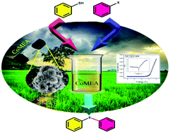 Graphical abstract: A semiconducting supramolecular Co(ii)-metallohydrogel: an efficient catalyst for single-pot aryl–S bond formation at room temperature