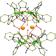 Graphical abstract: Lithium cations in a self-assembled electrostatic nanocapsule