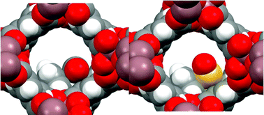 Graphical abstract: Confined benzene within InOF-1: contrasting CO2 and SO2 capture behaviours