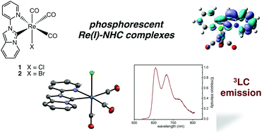 Graphical abstract: Red-emitting neutral rhenium(i) complexes bearing a pyridyl pyridoannelated N-heterocyclic carbene