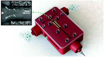 Graphical abstract: A versatile and membrane-less electrochemical reactor for the electrolysis of water and brine